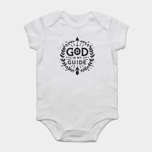 God is My Guide Baby Bodysuit